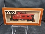 Tyco Ho Canadian National 8-WHEEL Caboose Model T327N Red Plastic Vintage Box. Fixed Price $9.99.