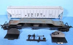 Athearn Scale Union Pacific 3-BAY Covered Hopper Car Kit 5312. Fixed Price $11.69.