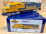 Athearn Genesis Ho Scale Santa Fe SDP40F Dcc & Sound. Fixed Price $250.00.