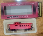 Mantua Classics Ho Scale No 725006 Central Pacific Long Caboose. Fixed Price $6.95.