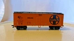 Ho Scale Ahm 40' Box Car, Santa Fe, Insulated, Yellow, #35570. Fixed Price $20.00.