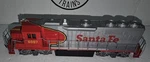 Bachmann Santa Fe (red & Gray) 6067 Locomotive Diesel Engine Ho 1:87 GP-4 Train. Fixed Price $29.99.