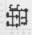 Athearn 91400 Ho Rtr Brake Set (card Of 8). Fixed Price $5.00.