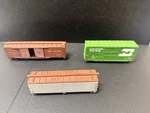Athearn/ Unbranded Ho Scale Train Cars (X3) Lot. Fixed Price $39.99.
