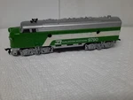 Life Like Burlington Northern Locomotive #8688 F-7 #9790. Fixed Price $29.95.