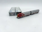 Kato At&sf Super Chief F7A F7B Diesel Set #300 -train 176-2121, 176-2211. Fixed Price $250.00.