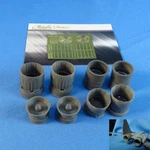 MIG-29, Jet Nozzles (opened) Scale 1:72 For Zvezda, Trumpeter Model Kit Aircraft. Fixed Price $23.16.