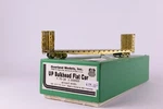 Overland Models Brass Ho Union Pacific Bulkhead Flat Car F-70-34. Fixed Price $148.75.
