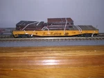 Mantua #314-? New York Central 40' Flat Car #240159 W/steel Plates Ld. H.O.1/87. Fixed Price $15.99.