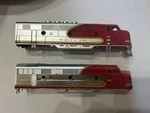 Ho Scale Mth Santa Fe F3A And F7A Shells. Fixed Price $10.00.