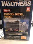 Walthers Scale Modern Diesel House Plastic Model Kit #933-2916 Bnib. Fixed Price $62.00.