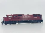 Ho Athearn Genesis Emd Lease SD70M Diesel Locomotive #7021 Dcc Only. Fixed Price $100.00.