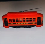 Tyco Ho #137 Broadway Trolley, Tested - Watch Video. Fixed Price $16.50.
