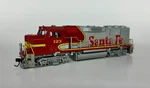 Overland Omi Custom Painted Brass Ho Scale Santa Fe GP60M Locomotive Road #123. Fixed Price $229.95.