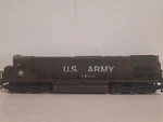 Ahm Ho Army Alco Diesel Locomotive. Fixed Price $25.00.