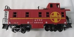 Ho Ahm Dark Red Atsf Caboose Rear Cupola 58603 Rtr. Fixed Price $6.95.