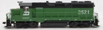 Kato 37-3001 Ho Scale Bulington Northen GP35 Diesel Engine #2521 Ex. Fixed Price $69.99.