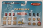 Life Like 433-1619 Ho Scale Scene Master Forklift With Barrels Crates And Drums. Fixed Price $14.99.