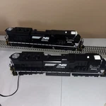 Mth Railking Norfolk Southern SD70 Ace Power & Dummy Engine 30-20063-3 2964 1004. Fixed Price $450.00.