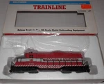 Walthers Trainline Ho Scale Powered Wisconsin Southern 4494 Emd GP9M Loco #5-111. Fixed Price $72.99.
