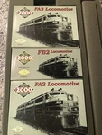 Proto 2000 Series FA2 Locomotives No. 8366, 8365, 8367 Comp W/track. Fixed Price $90.00.