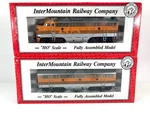Intermountain 49999 & 49511-02 Rio Grande F-7AB #5661/5653, Ho Scale. Fixed Price $185.00.