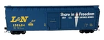 Ho Scale Athearn 7075 L&n Louisville Nashville 50' Boxcar #109684. Fixed Price $15.99.
