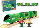Toy Train Set For Wooden Tracks, Battery Operated Toddlers, Motorized. Fixed Price $27.24.