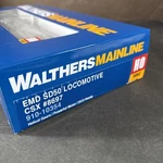 Walthers Mainline Ho Scale Emd SD50 Locomotive Csx #8697 910-10354 New Train. Fixed Price $135.96.