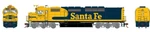 Athearn Genesis Ho Emd SDP40F Santa Fe Atsf #5264 Dcc/snd Led ATHG64225. Fixed Price $350.98.
