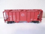 Atlas 2-BAY Covered Hopper, Mkt 1300, Custom Paint. Fixed Price $39.99.