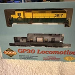 Ho Scale Life Like Proto 2000 Emd GP30 Reading Rdg #3617. Fixed Price $99.99.