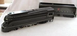 Scale Brass 2 Rail Prr Streamlined K4 & Tender #3768 Samhongsa Painted Bronze. Fixed Price $1795.00.
