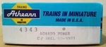 Ho Scale Athearn Ge C44-9W Canadian Pacific Cp #9503 4343. Fixed Price $80.00.