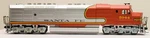 Athearn Ho Atsf Passenger FP45 Powered Diesel Locomotive #5944; Mpn 3621; Kd's. Fixed Price $40.00.