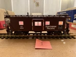 Usa Trains R12052 Southern Pacific Bay-window Caboose (lighted) G-gauge (1 Of 2). Fixed Price $249.99.