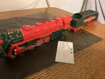 Franklin Mint North Pole Limited 4-6-4 Hudson Locomotive And Tender Ho Scale. Fixed Price $169.00.