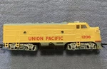 Ho Scale Union Pacific Engine #1206 Untested. Fixed Price $16.95.