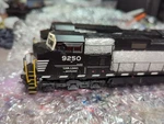 Two Norfolk Southern Locomotives 9260 And 9256 Year Operation Life Saver. Fixed Price $140.00.