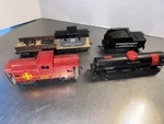 Mantua Ahm Train Ho Scale Freight 4 Car Lot Tanker Maintenance Tender & Caboose. Fixed Price $16.99.