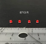 4-PACK 1/87 Ho Scale Model Vintage Red Beacon Lightbar Michigan Police 8713R. Fixed Price $11.99.