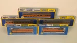 Ahm Rivarossi Ho Illinois Central Fm C-liner Diesel Locomotives 4022 W/ (3) Cars. Fixed Price $94.00.