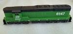 Athearn Burlington Northern Locomotive Model #6147.. Fixed Price $28.00.
