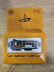 Bachmann Ho Train San Francisco Cable Car Powell Mason 41-0605 G2 Grolsch Ad Nib. Fixed Price $22.00.