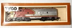 Ho Scale - Tyco Diesel F9 Unit Powered/lighted Sante Fe Locomotive 224H:1200. Fixed Price $24.99.