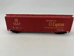Tyco #49277 Ho Scale Atsf Santa Fe El Capitan Box Car Red Good. Fixed Price $8.99.
